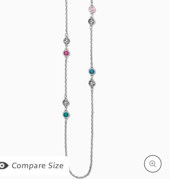 Brighton Elora Gems Dots Long Necklace NWT - Picture 1 of 8
